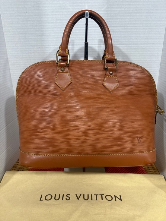 Louis Vuitton Handbags - Louis Vuitton Tan Epi Alma Satchel W/Dustbag